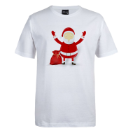 Festive Santa Claus T-Shirt for the Holidays