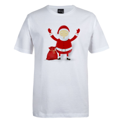 Festive Santa Claus T-Shirt for the Holidays