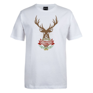 Merry Christmas Reindeer T-Shirt for a Classic Holiday Look