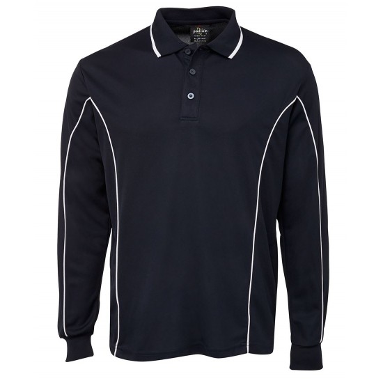 L/S PIPING POLO