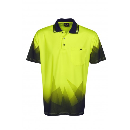 P65 Triangular Design Hi Vis Polo 