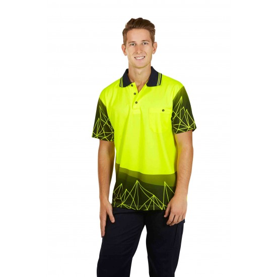 P66 Astronomic Design Hi Vis Polo 