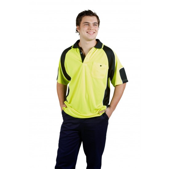 P87 Hi Vis Cooldry Side Panel Polo 